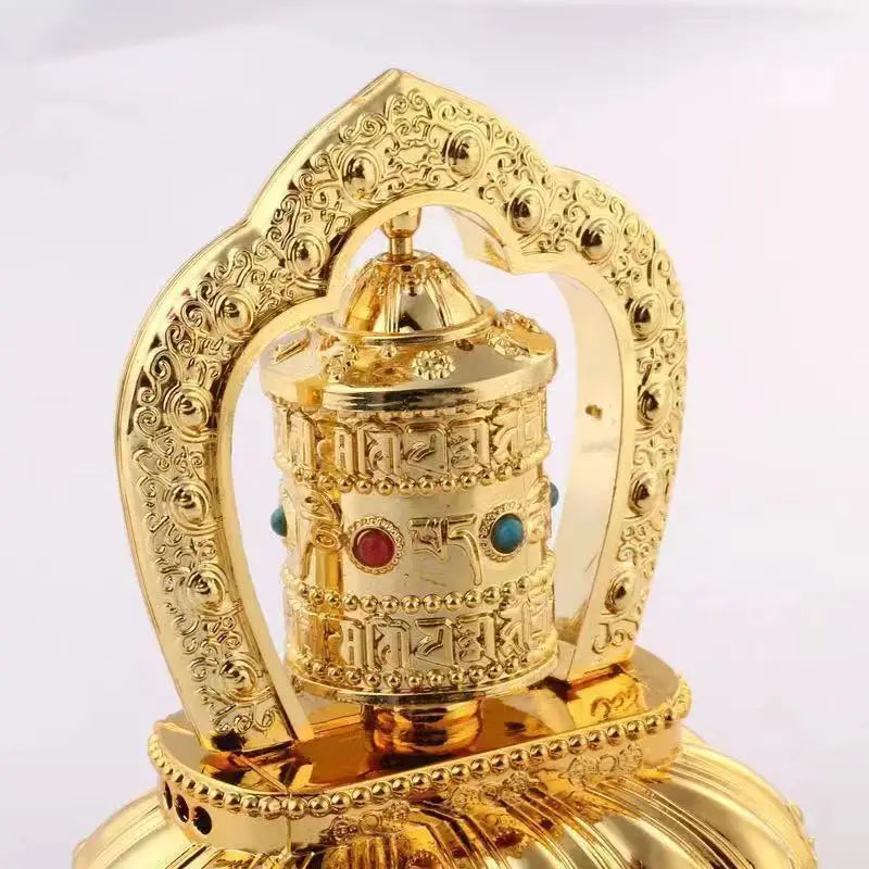 Moulin à prières solaire tibétain