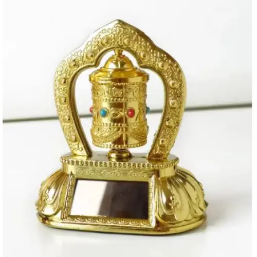 Moulin à prières solaire tibétain