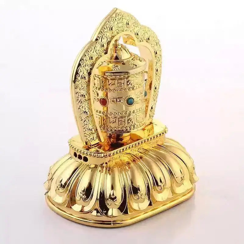 Moulin à prières solaire tibétain