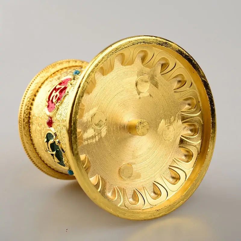 Moulin à prières tibétain Gravé