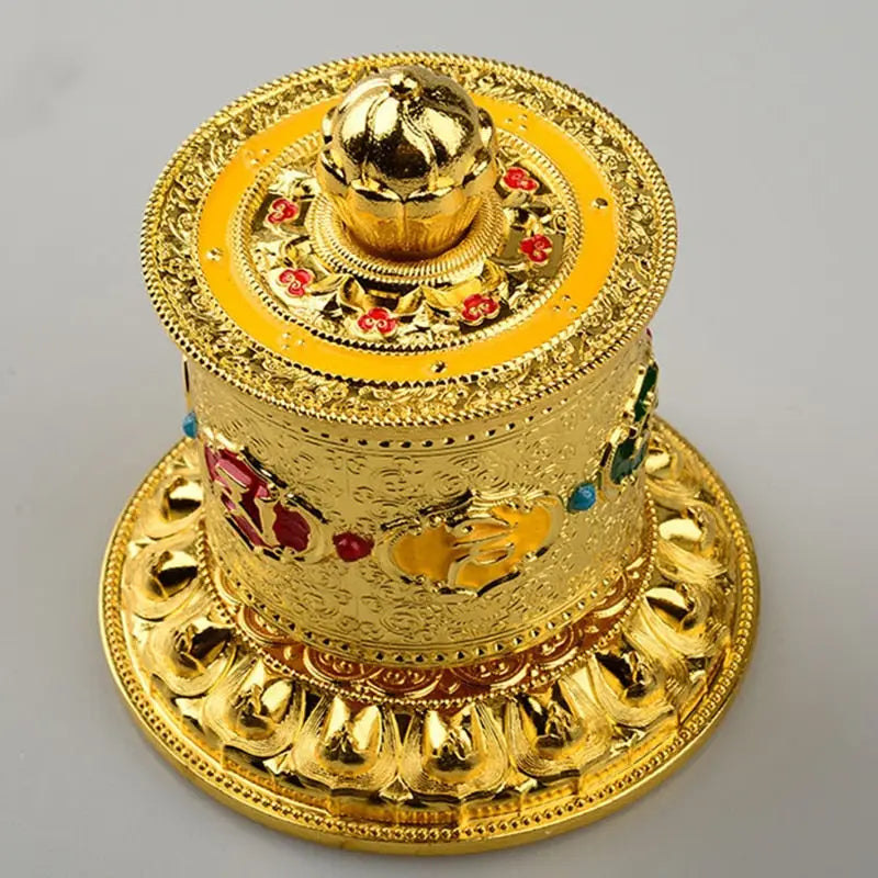 Moulin à prières tibétain Gravé