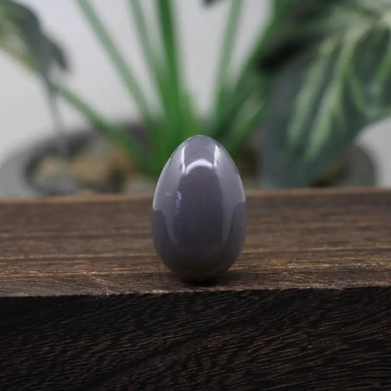 Oeuf de Yoni Agate grise