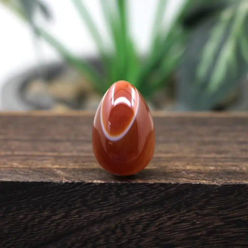 Oeuf de Yoni Agate rouge