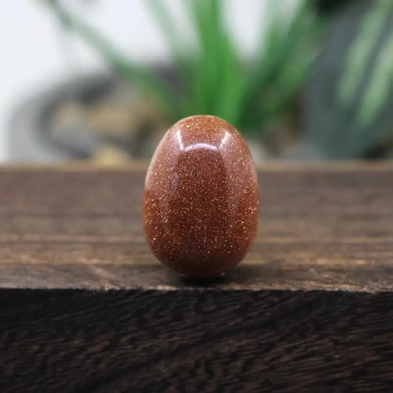 Oeuf de Yoni Pierre dorée rouge