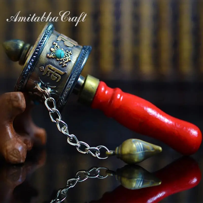 Petit moulin à prières à main