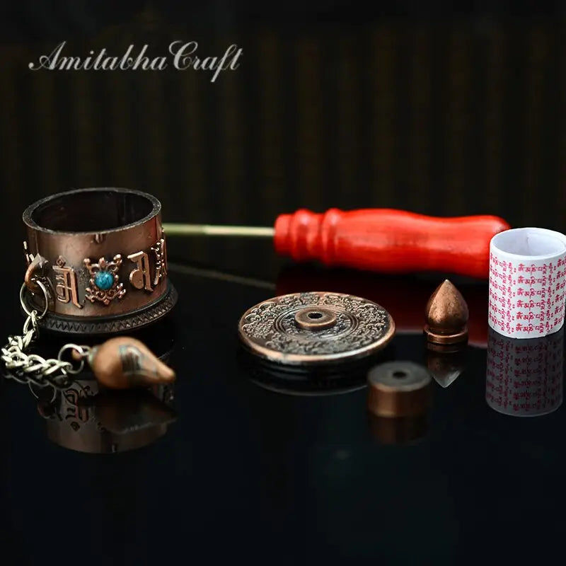 Petit moulin à prières à main