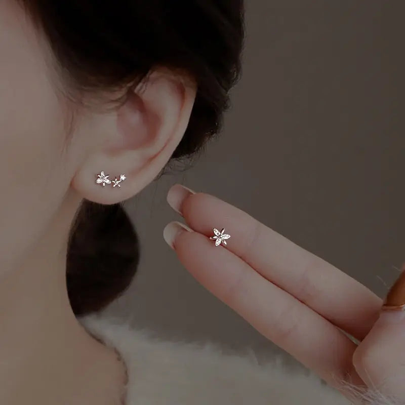 Petite Boucles d’oreilles Fleur de Lotus