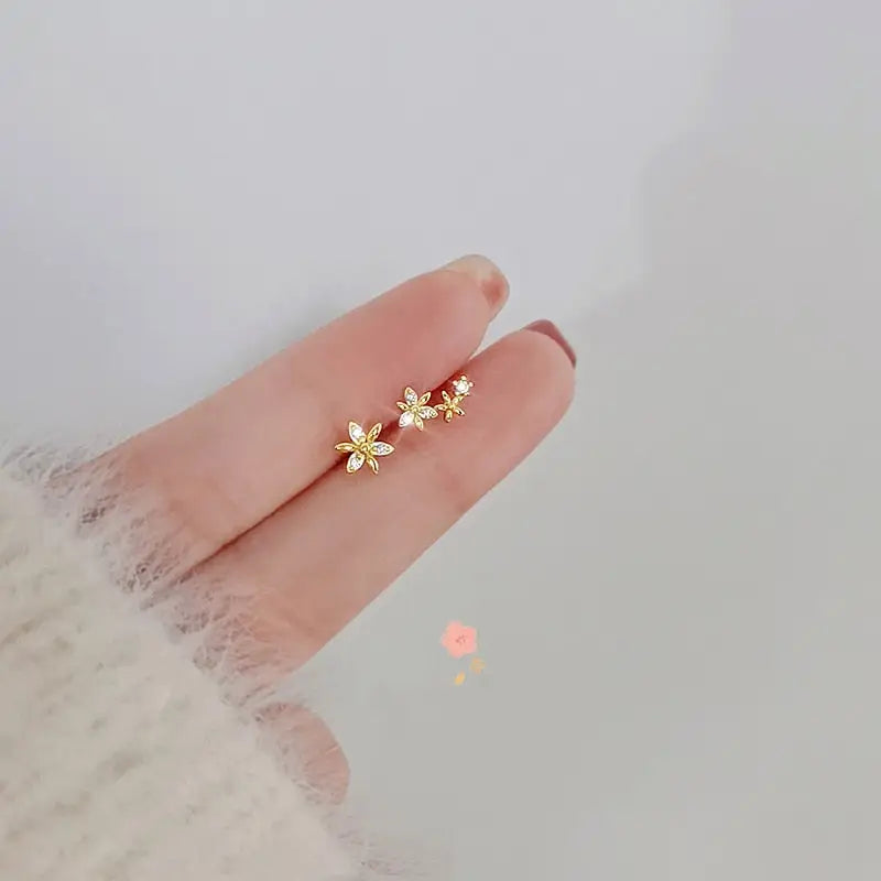 Petite Boucles d’oreilles Fleur de Lotus