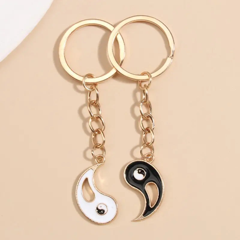 Porte-clés couple Yin Yang - Harmonie