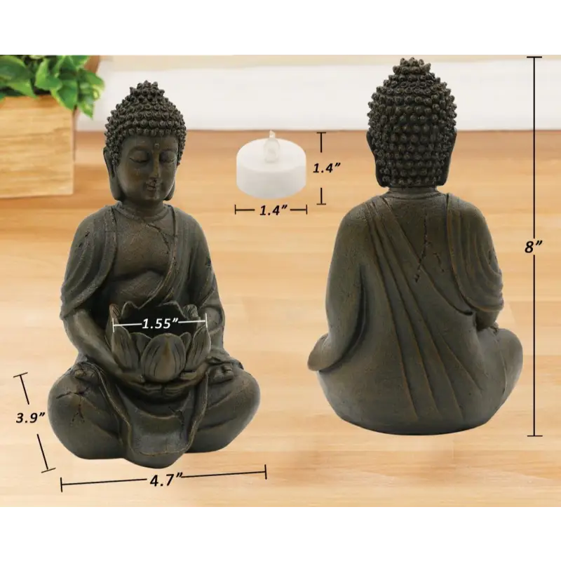 Statue bouddha extérieur pour jardin