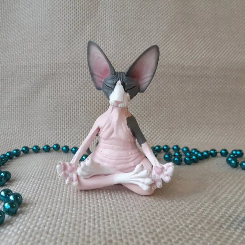 Statuette Chat Sphinx Meditation