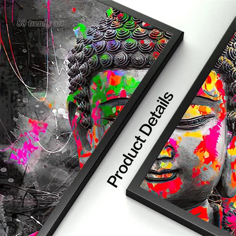 Tableau Bouddha Pop Art