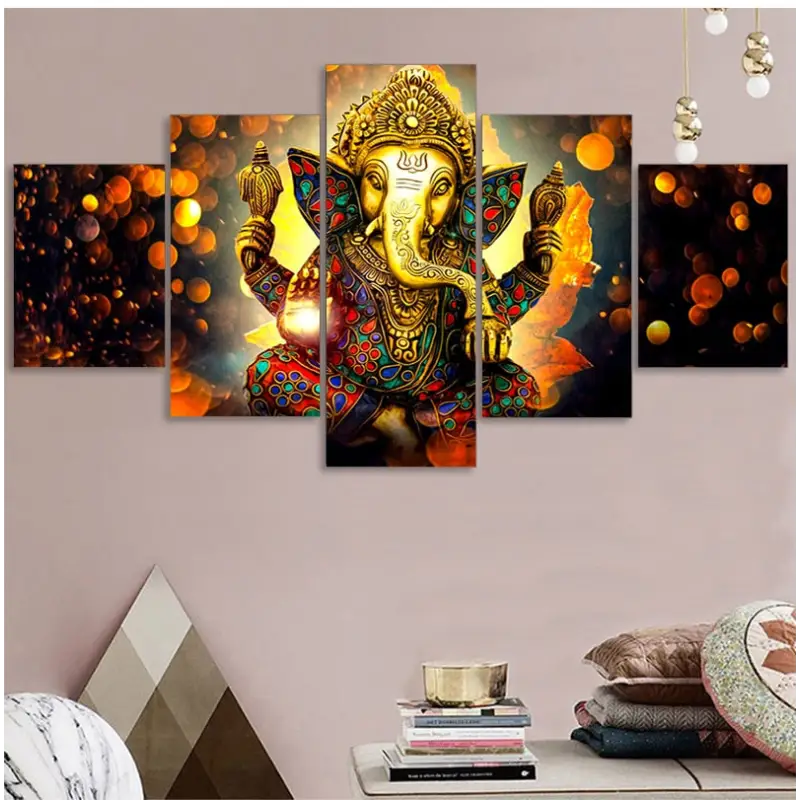 Tableau Ganesh 5 Pieces