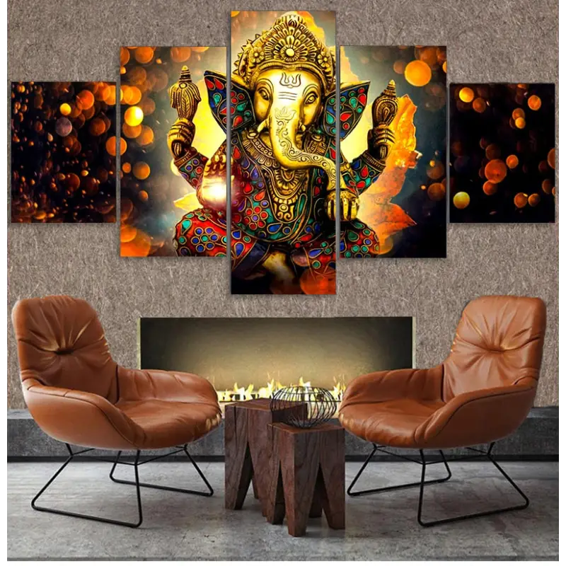 Tableau Ganesh 5 Pieces