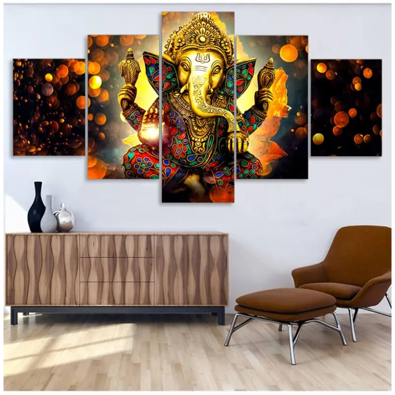 Tableau Ganesh 5 Pieces