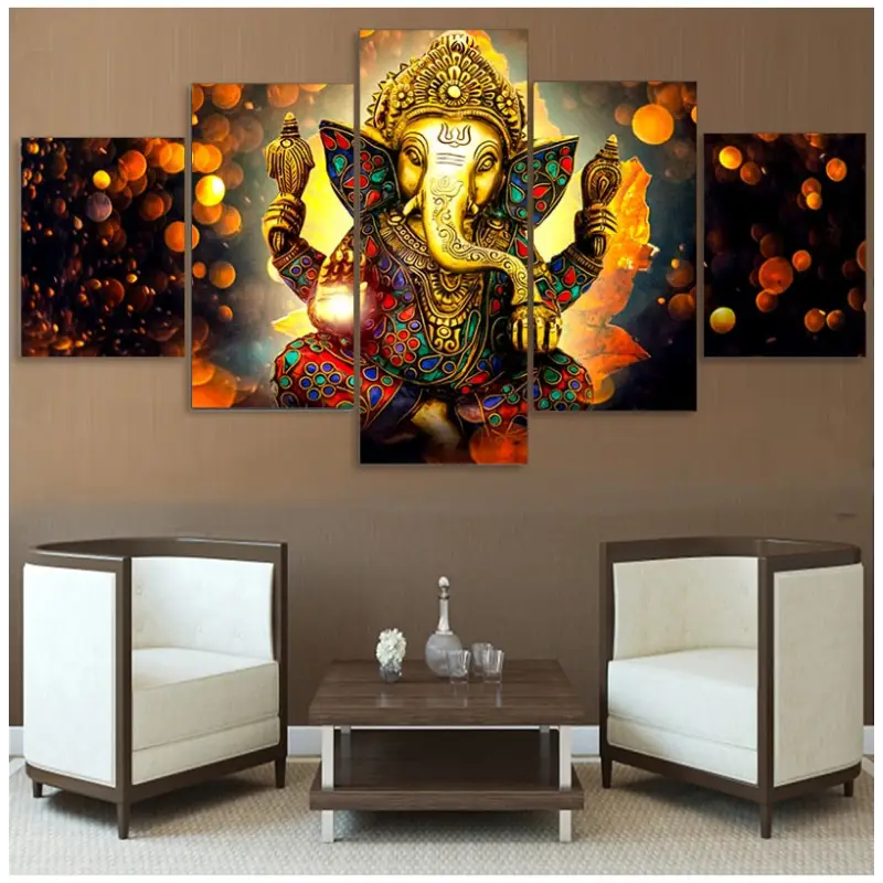 Tableau Ganesh 5 Pieces
