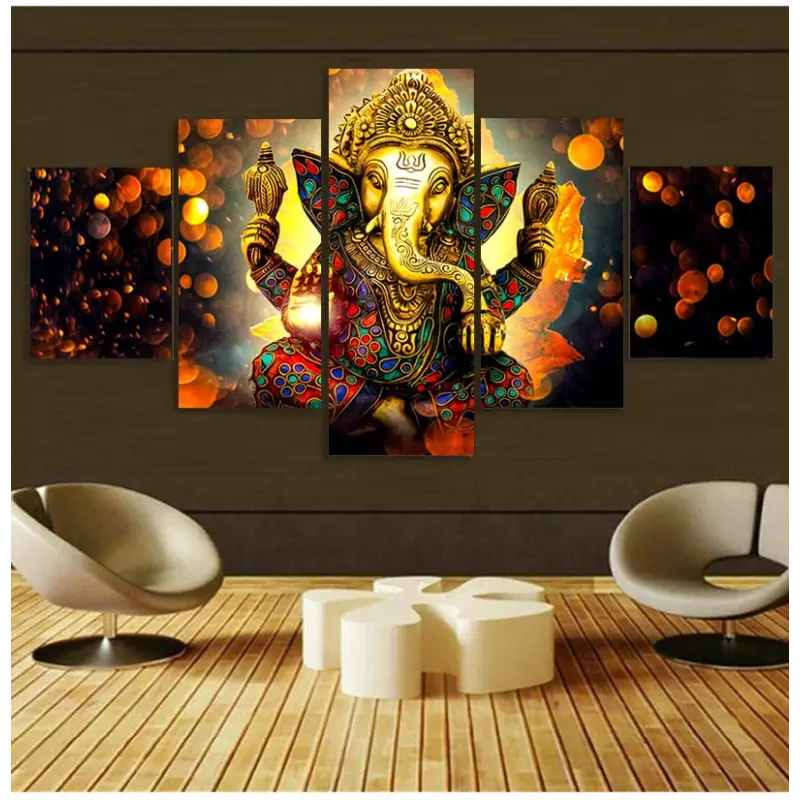 Tableau Ganesh 5 Pieces