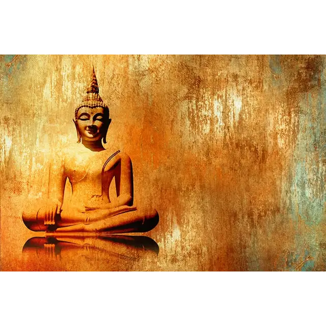 Tableau tête de bouddha Or - 20X30cm Unframed / JZ798-E