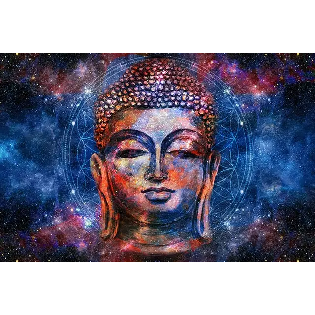 Tableau tête de bouddha Or - 20X30cm Unframed / JZ798-F