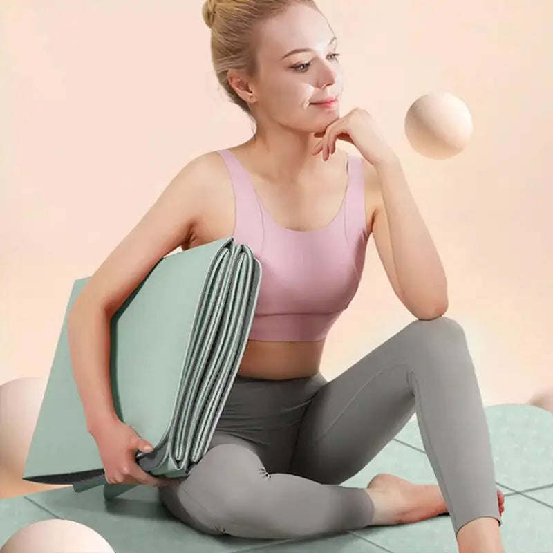 Tapis de méditation Yoga pliable