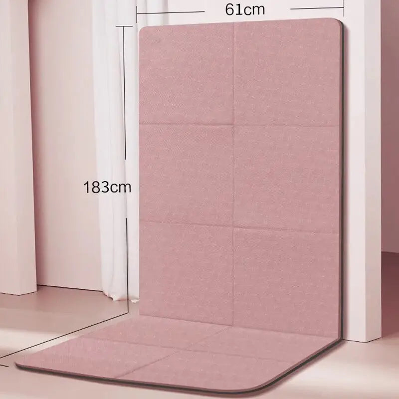 Tapis de méditation Yoga pliable - Rose / 183x61x0.6cm