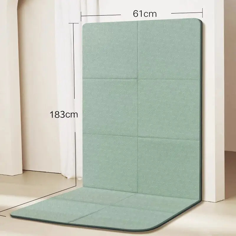 Tapis de méditation Yoga pliable - Vert / 183x61x0.6cm