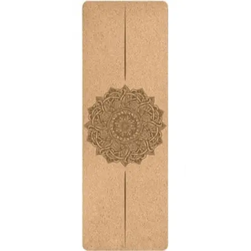 Tapis de yoga Fleur de vie en liège