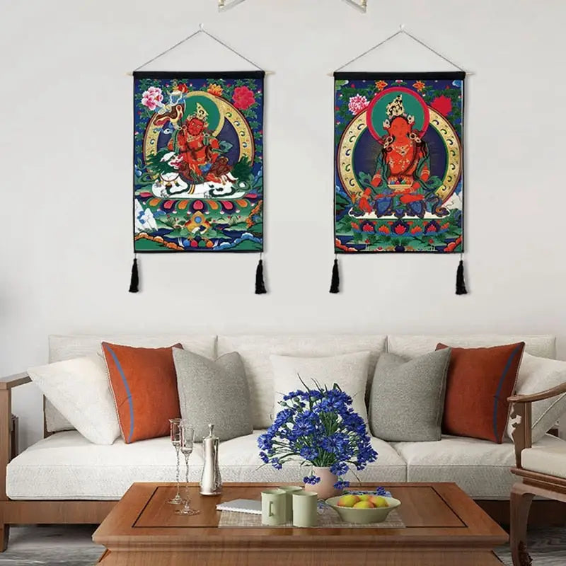 Tenture Thangka Bouddhiste