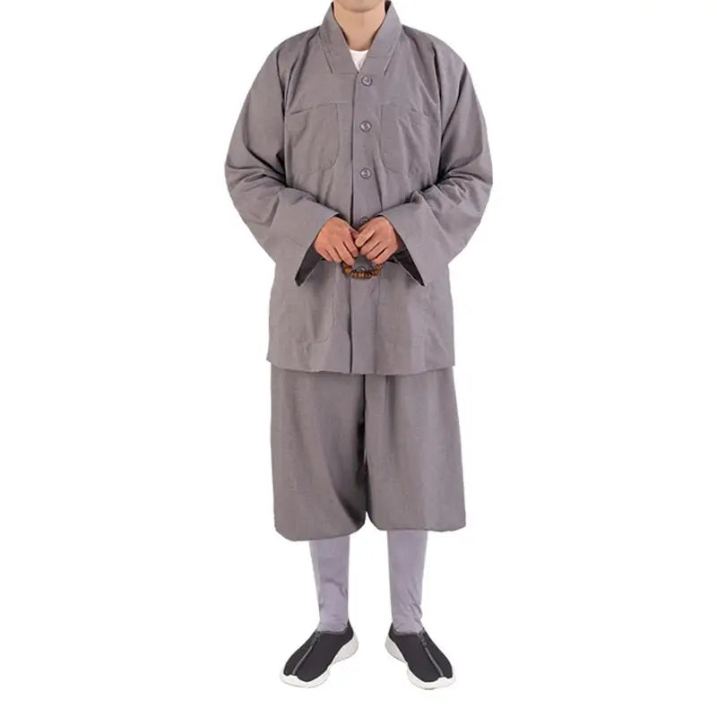 Tenue de moine traditionnelle - Gris / 150/160cm
