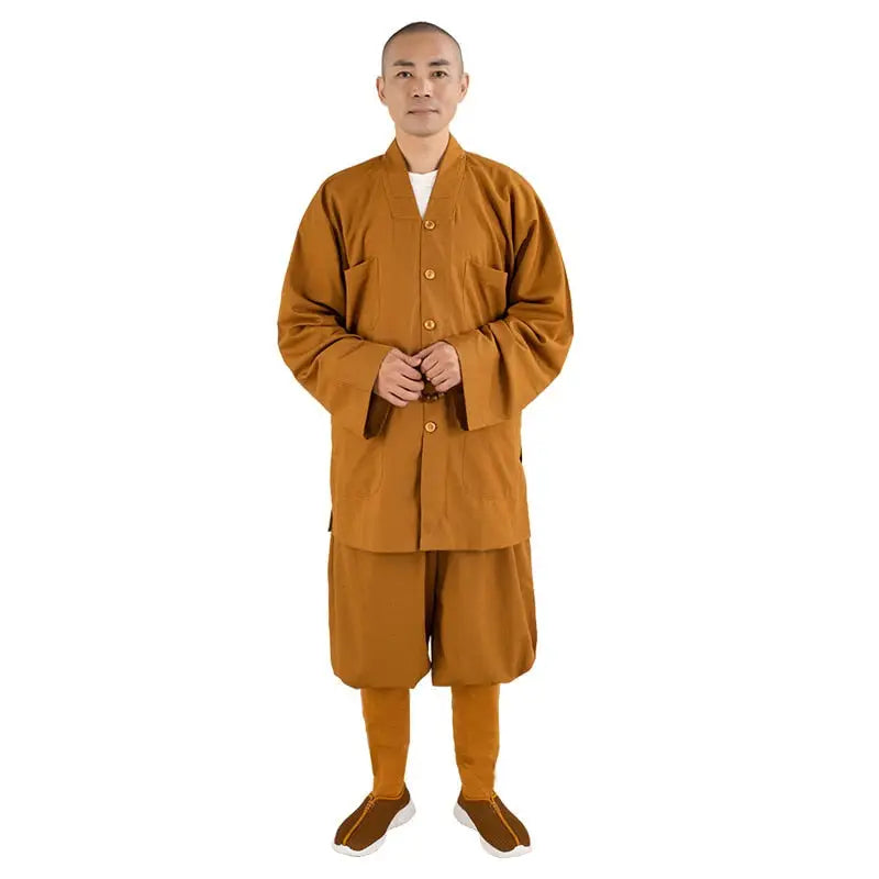 Tenue de moine traditionnelle - Jaune / 150/160cm