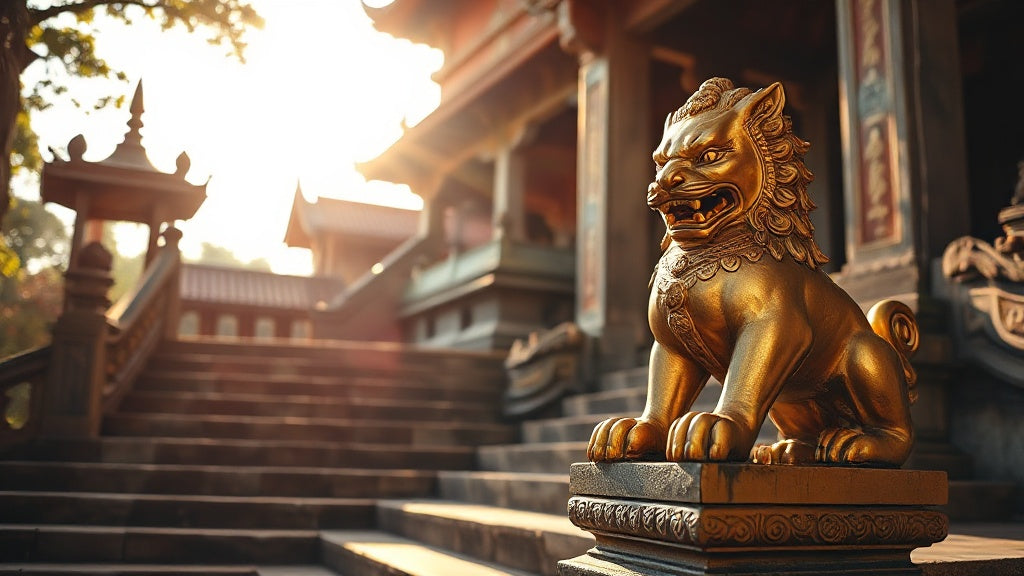 Le Lion dans le Bouddhisme Image