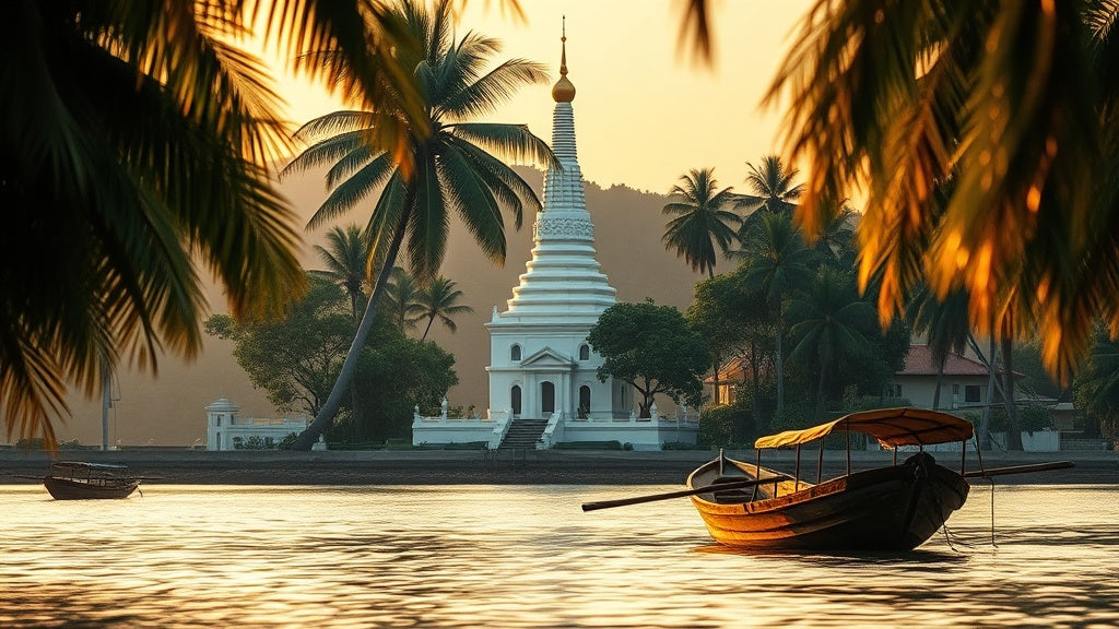 Lawkananda : la pagode des cinq Bouddhas au bord de l'Irrawaddy Image