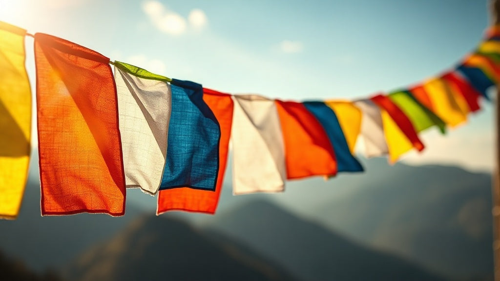 Drapeaux bouddhistes | Histoire et signification Image