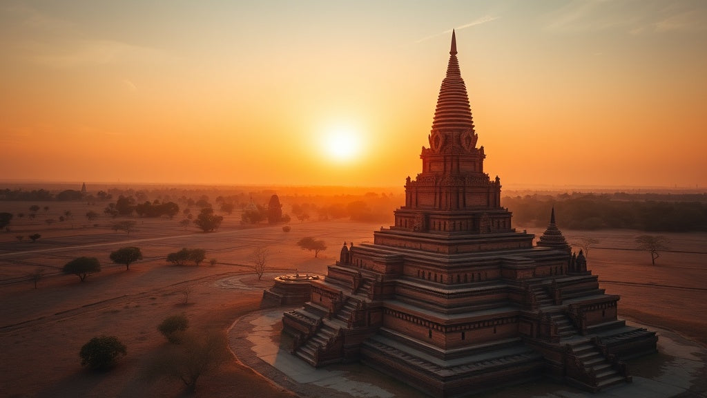 Dhammayanzika : le temple aux cinq Bouddhas de Bagan Image