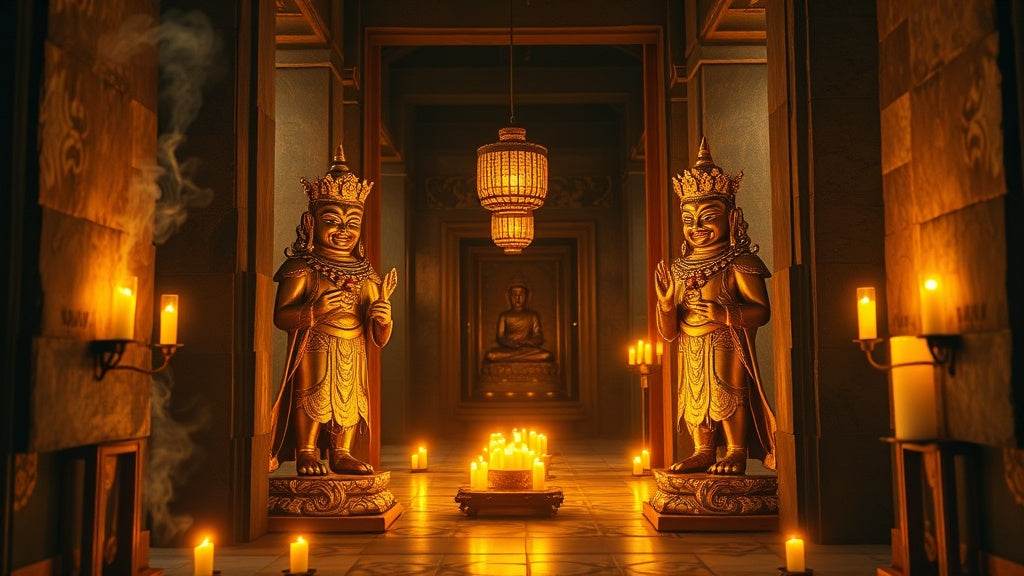 Les Quatre Rois Célestes de la Religion Bouddhiste Image