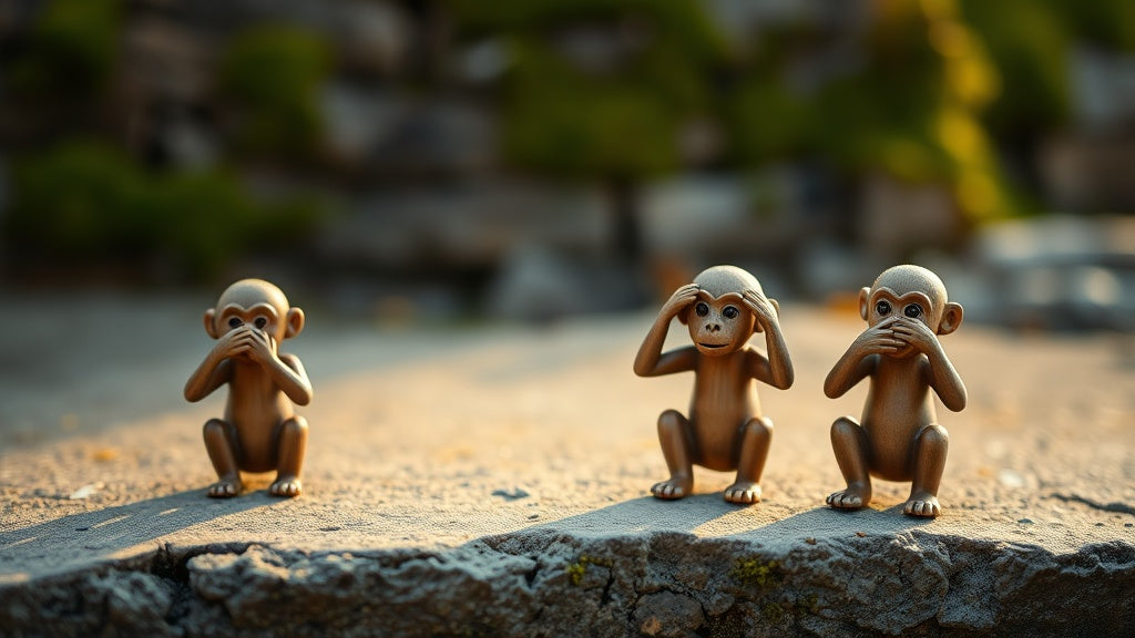 Les 3 Singes de la Sagesse | La signification d'un secret bien gardé Image
