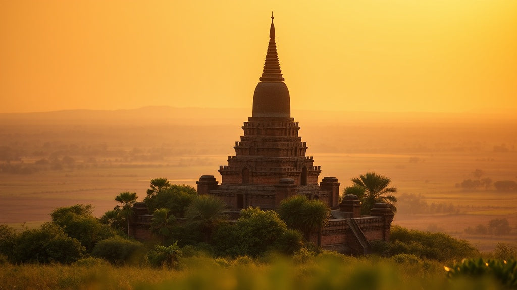 Mingalazedi : le temple des trois vertus au cœur de Bagan Image