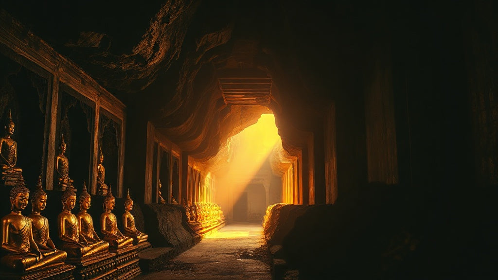 Alopyi-gu-hpaya : le temple de la grotte aux mille Bouddhas de Birmanie Image