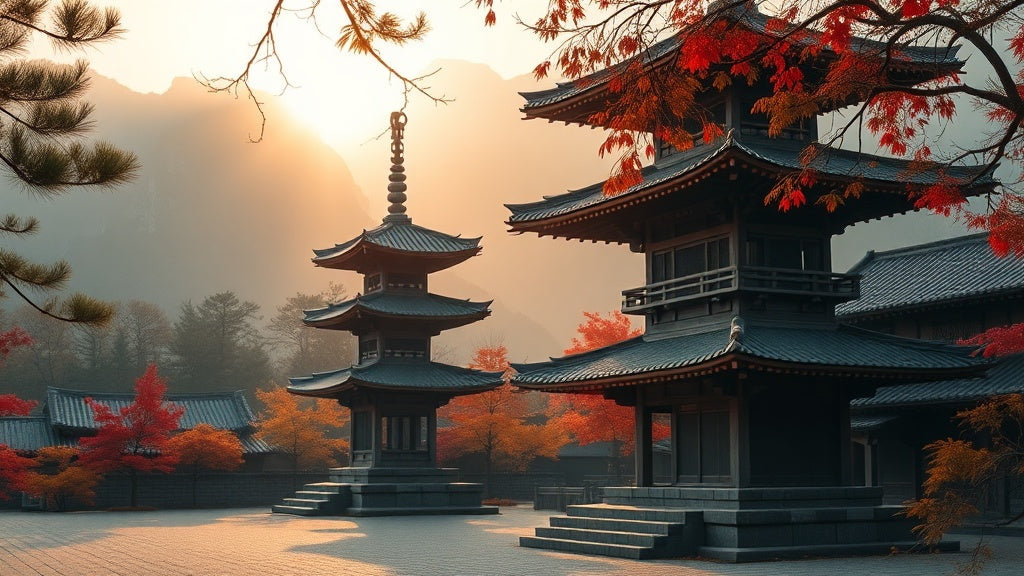 Pohyonsa : le temple bouddhiste du mont Myohyang en Corée du Nord Image