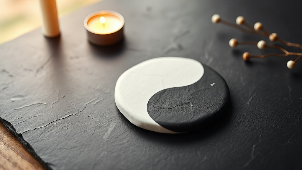 Le yin et yang : les symboles du positif et du négatif Image
