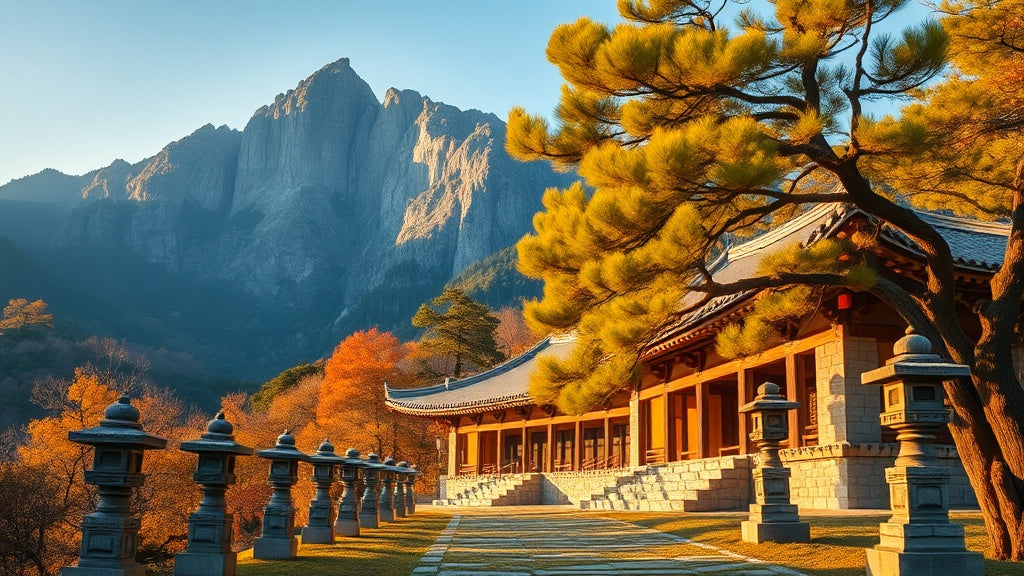 Singyesa : le temple bouddhiste coréen au cœur des montagnes de Diamant Image