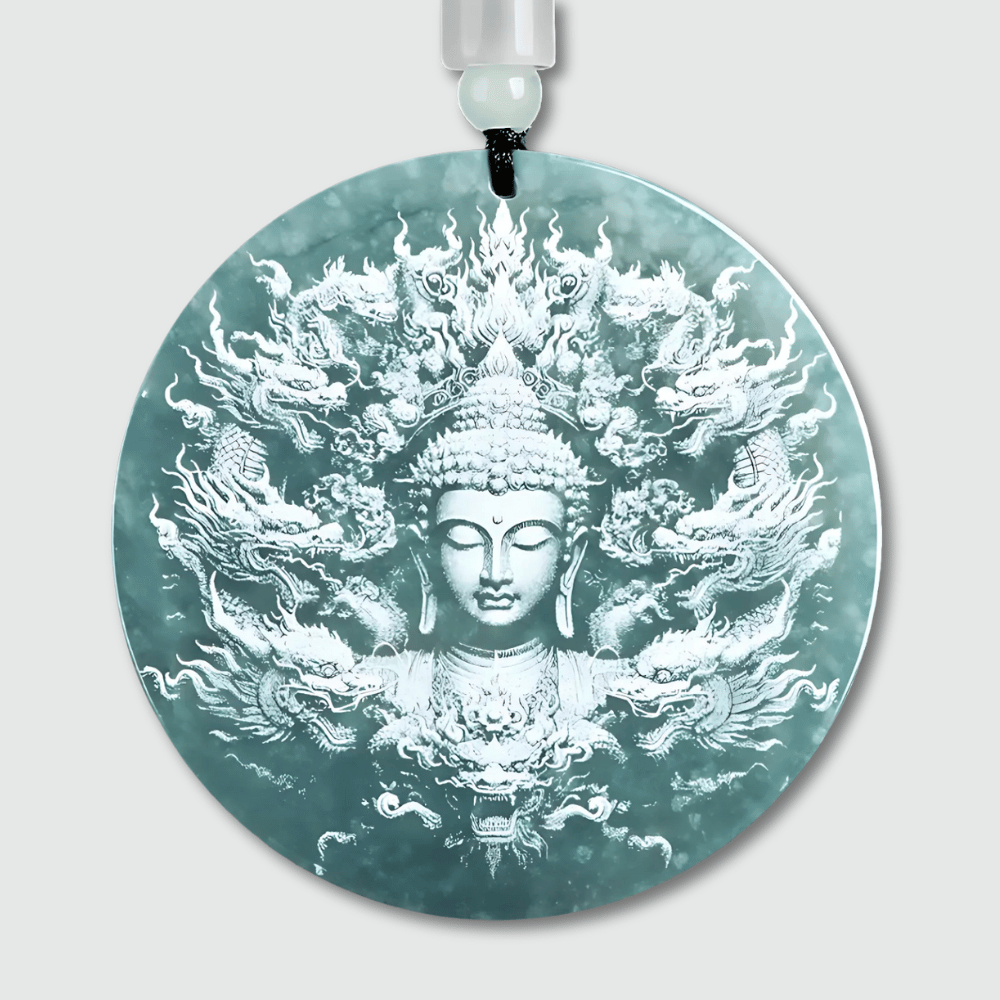 Burma Blaues Buddha-Amulett