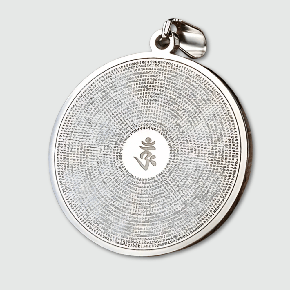 Om buddhistisches Amulett
