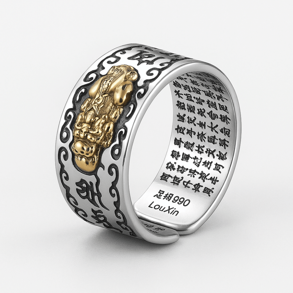 Feng Shui Pixiu Mantra-Ring