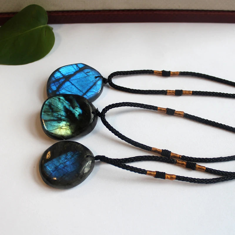 Collier Pierre Labradorite Rond