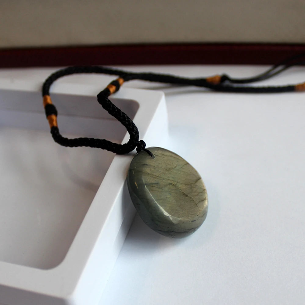 Collier Pierre Labradorite Rond