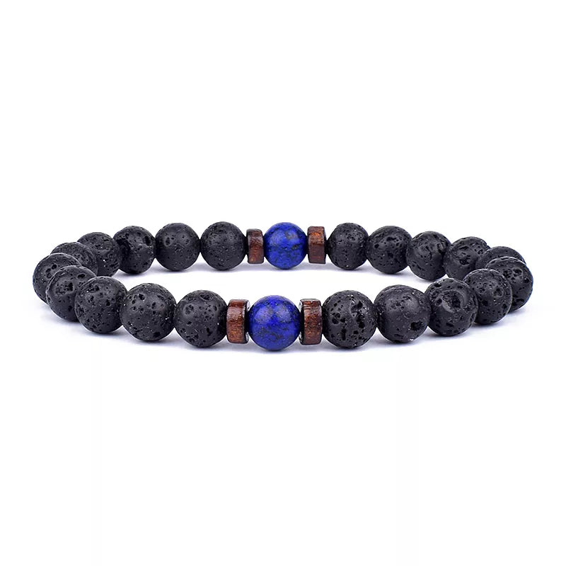 Bracelet en pierre de Lave