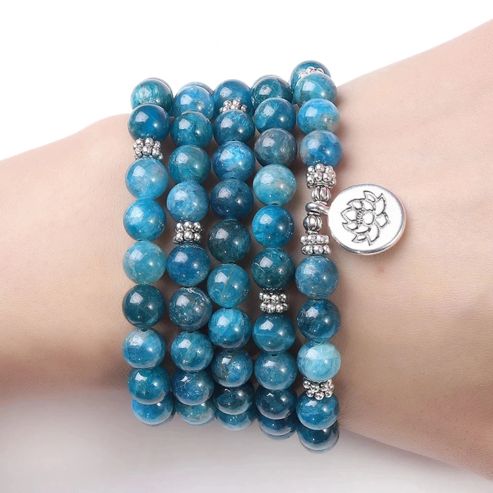 Bracelet Mala Apatite