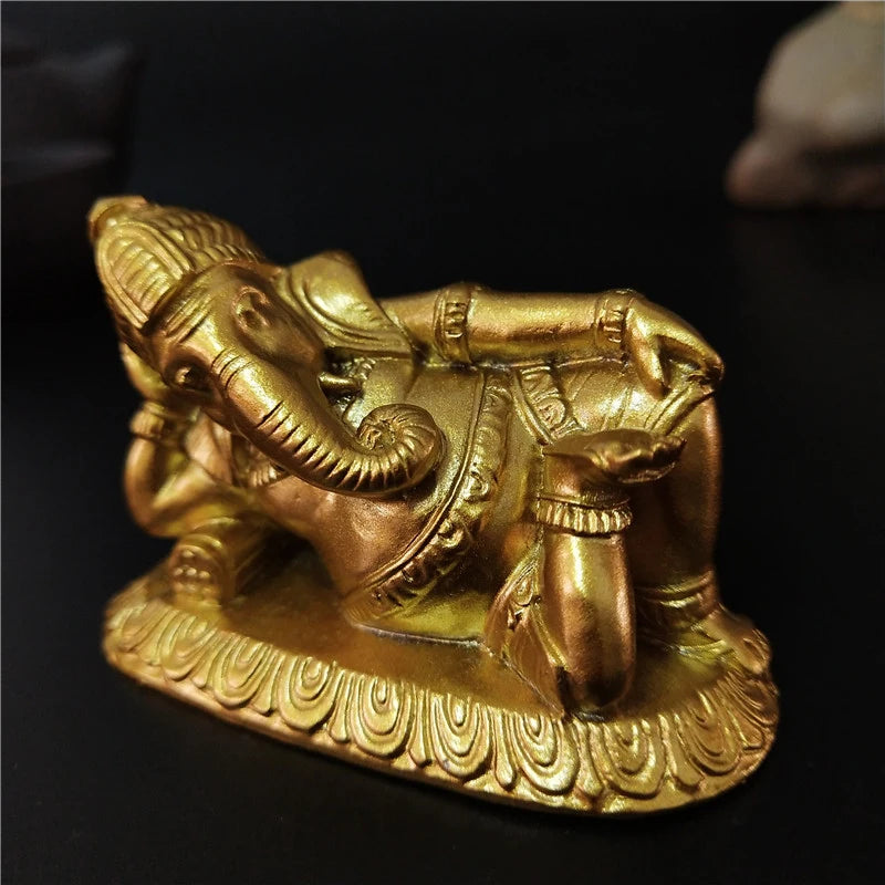 Statuette Ganesh Allongé