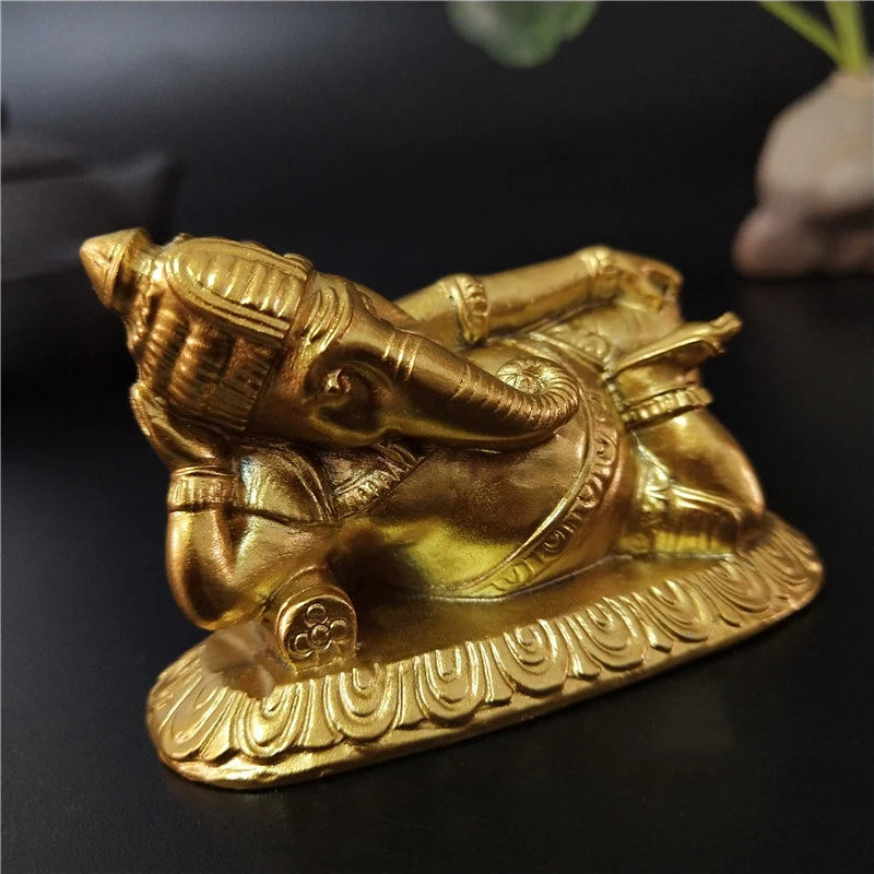 Statuette Ganesh Allongé